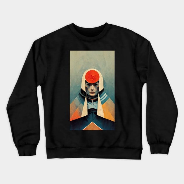 Retro Sci fi vintage illustration Crewneck Sweatshirt by JoshWhiteArt